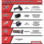1/14 TYPHON GROM 4X4 RTR Brushed Buggy (Battery & Charger Included), Blue/Silver - Image 70