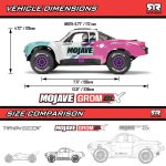 1/16 MOJAVE GROM 223S DSC 4X4 RTR Brushless Desert Truck, Teal (Battery & Charger Included) - Image 39