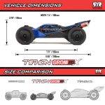 1/14 TYPHON GROM 223S DSC 4X4 RTR Brushless Buggy, Blue (Battery & Charger Included) - Image 15