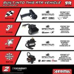 1/16 MINI KRATON 3S DSC 4X4 RTR Brushless Speed Truck, Black/Red - Image 27