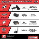 1/10 VORTEKS 2WD RTR Brushed Stadium Truck (Battery & Charger Included) - Image 26