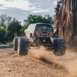 1/10 GORGON 2WD RTA Kit Brushed Monster Truck (Battery & Charger Included), Gun Metal - Image 6
