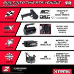1/10 VORTEKS 223S DSC 2WD RTR Brushless Stadium Truck, Yellow - Image 30