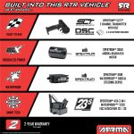 1/10 FURY 223S DSC 2WD RTR Brushless Short Course Truck, Blue - Image 19