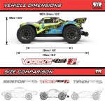 1/10 VORTEKS 223S DSC 4X4 RTR Brushless Stadium Truck, Red - Image 74
