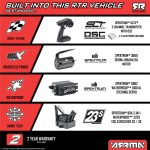 1/10 VORTEKS 223S DSC 4X4 RTR Brushless Stadium Truck, Red - Image 75