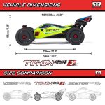 1/8 TYPHON 223S DSC 4X4 RTR Brushless Buggy, Green - Image 36
