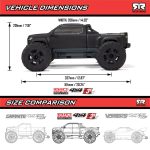 1/10 BIG ROCK 223S DSC 4X4 RTR Brushless Monster Truck, Black - Image 74