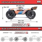 1/8 KRATON 6S 4X4 RTR Brushless Speed Truck, Blue/Orange - Image 99